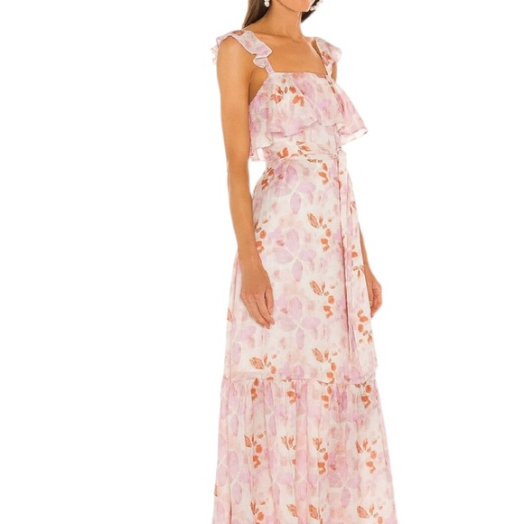 House of Harlow 1960 Pink Floral Maxi Dress - Picture 4 of 9